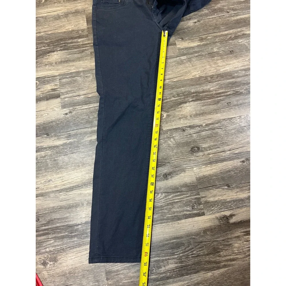 English Laundry Men's Dark Navy Twill Pants 32x34 Casual Trousers‎ Relaxed Fit